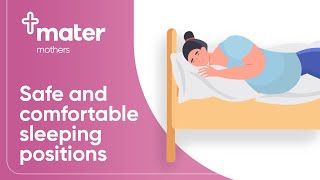 Safe and comfortable sleeping positions during pregnancy │Mater Mothers [upl. by Durham383]