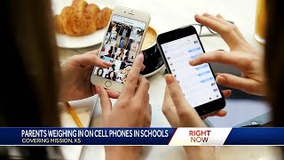 Another Johnson County Kansas school district considers cellphone ban in classrooms [upl. by Hahsi]