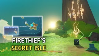 Firethiefs Secret Isle  Puzzle Genshin Impact [upl. by Ecirtnas]