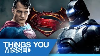 Batman v Superman Dawn of Justice  Official Final Trailer  Things You Missed [upl. by Xanthus]