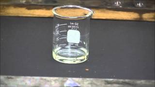 Potassium metal reacting with concentrated hydrochloric acid [upl. by Idas]