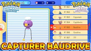 Capturer un BAUDRIVE  Pokémon Diamant Étincelant et Perle Scintillante [upl. by Larrad]