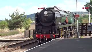 SR Merchant Navy 35006 Locomotive  Gloucester Warwickshire Railway 31st August 2022 [upl. by Auqenwahs]