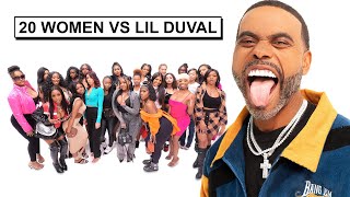 20 WOMEN VS 1 COMEDIAN  LIL DUVAL [upl. by Schweitzer]