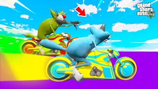 UPGRADING The DEADLINE BIKE RACE From MY COLLECTION with OGGY amp JACK in GTA 5 [upl. by Egin]