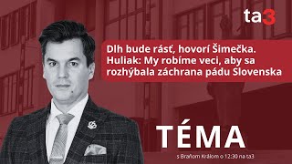 Dlh bude rásť hovorí Šimečka Huliak My robíme veci aby sa rozhýbala záchrana pádu Slovenska [upl. by Yerffoeg]