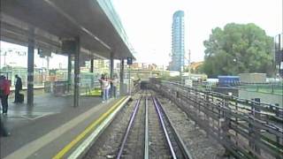 London Underground Central Line Drivers Eye View Mile End  Leytonstone [upl. by Meridel]