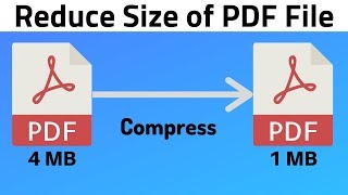 How to Compress PDF File Size  Reduce Size of PDF File [upl. by Lynna]