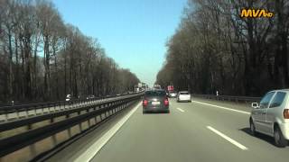 Fahrt von Potsdam nach Berlin über die A115 Avus [upl. by Nyleikcaj]