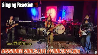 Singing Reaction To Missioned Souls Family band Live Perform Muse  Histeria Cover [upl. by Arica]