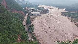 Río Tlapaneco desbordado más de 5 días de lluvia [upl. by Ellesij]