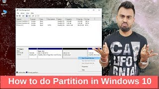 How to do Hard Disk Partition in Windows 10 by egadgets4u [upl. by Roter]