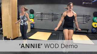 quotANNIEquot CrossFit WOD Demo  533 Rx [upl. by Ibloc]