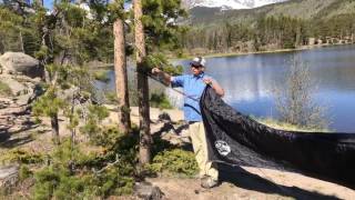 Hammock Rain Fly from The Outdoors Way [upl. by Oakleil]