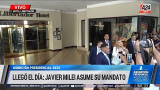 🔴 FÁTIMA FLÓREZ sale del Hotel Libertador para acompañar a JAVIER MILEI en su asunción Presidencial [upl. by Earle]