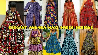 💖🌸 Elegant Ankara maxi dresses  Ankara Long gown styles Ankara dress designs for ladies [upl. by Philip]