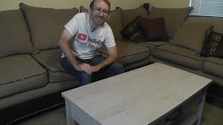 Better Homes amp Gardens LiftTop Coffee Table Assembly and Setup [upl. by Clapper875]