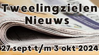 Tweelingzielen nieuws 27 september tot en met 3 oktober 2024 tweelingzielen tweelingvlammen union [upl. by Ariec]