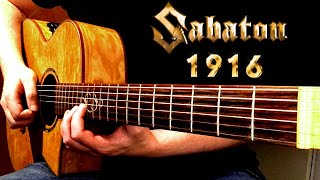 SABATON  1916  Guitar Cover  Chords amp Tabs Motörhead Tribute [upl. by Cowden]