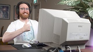 CRT Gaming In 2023 Is WAY BETTER Than I Expected [upl. by Hermon]