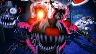 Five Nights at Freddys 4 NIGHTMARE MANGLE Jumpscare [upl. by Milicent]