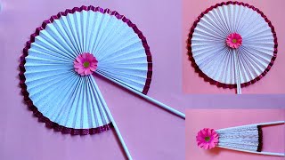 Paper fanpaper fan making [upl. by Ashleigh]