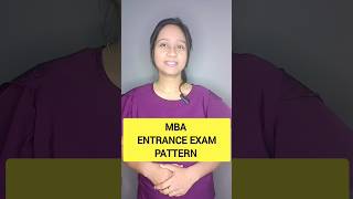 MBA exam pattern explained in 40 seconds  quick guide [upl. by Ibocaj]