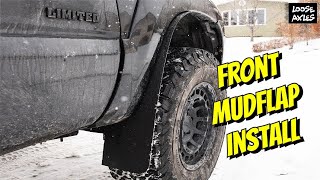 How I Upgraded The Front Mudflaps On My 4th Gen Toyota 4Runner [upl. by Giffie472]