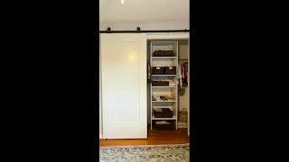 Lincoln Park Barn Door Install [upl. by Wystand]