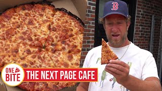 Barstool Pizza Review  The Next Page Cafe Weymouth MA [upl. by Hershel]