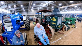 Antique Tractors Show at the Pa Farm Show 2024 [upl. by Raddi]