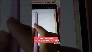 Digital Planner Template Yearly Spread [upl. by Ariew371]