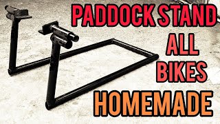 Paddock Stand homemade paddock allbikes duke ktmindia ktm automobile travel bikemaintenance [upl. by Laikeze371]