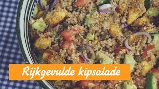 Rijkgevulde kipsalade  Healthy Sisters [upl. by Nytsirt]