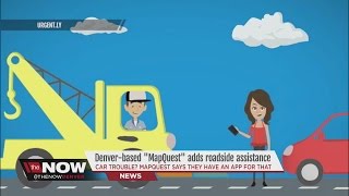 MapQuest offers ondemand roadside assistance through their app [upl. by Ehrsam]