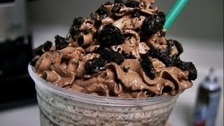 How To Make A Starbucks Mocha Cookie Crumble Frappuccino [upl. by Atinus963]