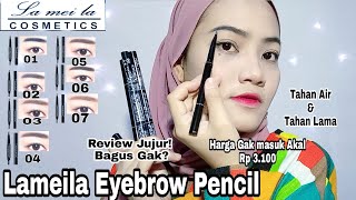 Review Lameila Pensil Alis Tahan Lama amp Tahan Air  Cuma Rp 3100 Bagus gak  By Amalia Novianti [upl. by Anelrac]