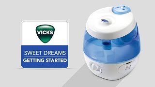 Vicks Sweet Dreams Cool Mist Humidifier VUL575  Getting Started [upl. by Nnywg]