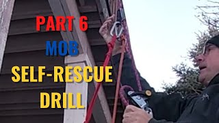 PART 6 SINGLEHANDED MAN OVERBOARD SELFRESCUE REBOARDING EQUIPMENT DRILL [upl. by Chute]