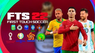 SAIU NOVO FTS 2022 ATUALIZADO COM COPA DO MUNDOEURO COPA COPA AFRICANA Como Baixar e Instalar🔥 [upl. by Thun781]