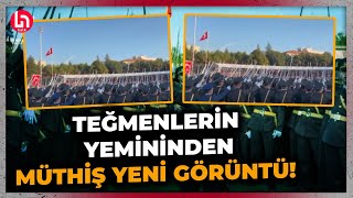 Teğmenlerin yemininden yeni görüntüler ortaya çıktı Aynı anda koşarak kılıçlarını çektiler [upl. by Roselin]