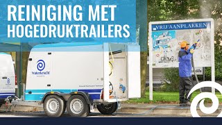 REINIGING met HOGEDRUKTRAILERS HUDSON en COLORADO  Waterkracht [upl. by Lars]