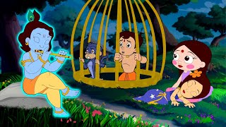 Chhota Bheem  Musibat mein Krishna aur Bheem  Cartoons for Kids  Funny Kids Video [upl. by Anibla317]