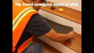 How To Install Carpet Stair Tread from Natural Area Rugs [upl. by Ahsikcin939]