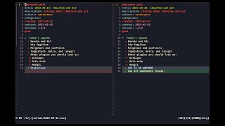 Integrating Git and NeoVim LazyGit  Fugitive  MergeTool for maximum efficiency Showcase [upl. by Atneciv875]