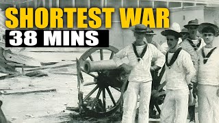 The Worlds Shortest War that ended in only 38 Minutes [upl. by Rairb]