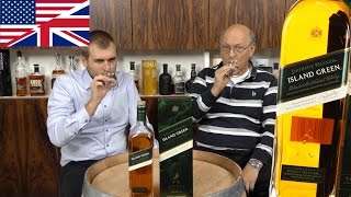 Whisky ReviewTasting Johnnie Walker Island Green [upl. by Annadiana396]