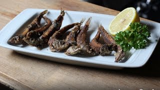 Gavros  frittierte Sardinen in Mandelkruste  KetoGenix LowCarb Rezepte [upl. by Aviv]