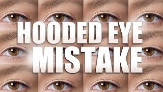 5 MOST COMMON MISTAKES PEOPLE MAKE WITH HOODED EYES [upl. by Endres]