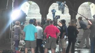 Gossip Girl Filming 10152012  Ed and Leighton CB Wedding 3 [upl. by Landre]